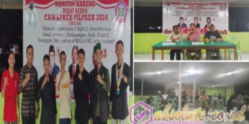 Hadirkan Pengurus Organisasi Cipayung, Pelita Pohuwato Sukses Gelar Nobar Debat Cawapres 2024