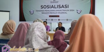 Target 90% Partisipasi Pemilu 2024, KPU Pohuwato Gelar Sosialisasi Untuk Pemilih Milenial