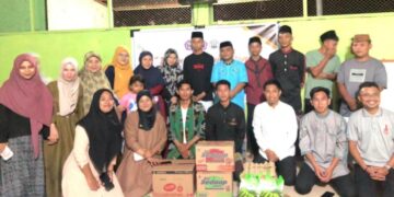 Menyinari Ramadan, Senat Mahasiswa FKIP Unipo Gelar Bulan Bakti Anjangsana