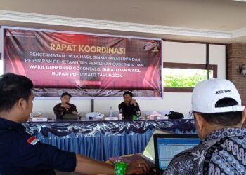 KPU Pohuwato Gelar Rakor Pemutakhiran Data Pemilih dan Pemetaan TPS Untuk Pilkada 2024