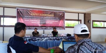 KPU Pohuwato Gelar Rakor Pemutakhiran Data Pemilih dan Pemetaan TPS Untuk Pilkada 2024