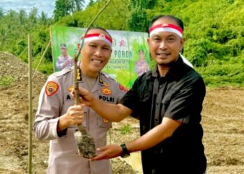 Ketua FKH Pohuwato Apresiasi Giat Penanaman Pohon se-Indonesia Dalam Rangka HUT ke-78 Bhayangkara