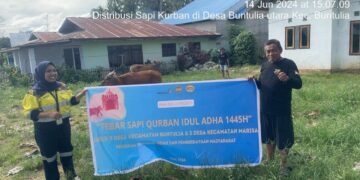 Jelang Hari Raya Idul Adha, Pani Gold Projec Bagikan Hewan Kurban Ke Sejumlah Desa dan Instansi