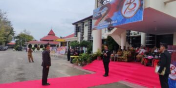 Peringatan HUT Bhayangkara ke-78, Kapolres Pohuwato : Polri Terus Eksis Sebagai Penegak Hukum