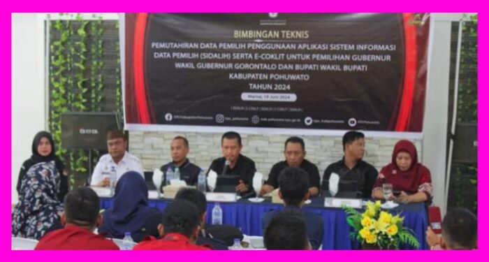 Usman Dunda Ungkap Aplikasi SIDALIH dan Aplikasi E – Coklit Mudah di Akses Oleh Pantarlih