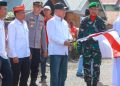 Kirab Merah Putih Sepanjang 80 Meter Warnai Peringatan HUT RI ke-80 di Kecamatan Randangan
