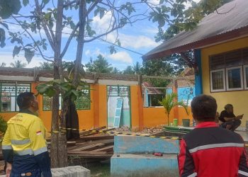 Pani Gold Mine Melanjutkan Renovasi Sekolah Dan Masjid Agung Pohuwato