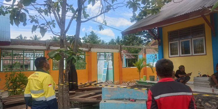 Pani Gold Mine Melanjutkan Renovasi Sekolah Dan Masjid Agung Pohuwato