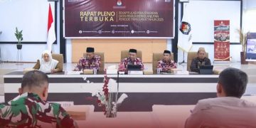 Lewat Rapat Pleno Terbuka, KPU Pohuwato Tetapkan 115.912 Pemilih di Triwulan III 2025