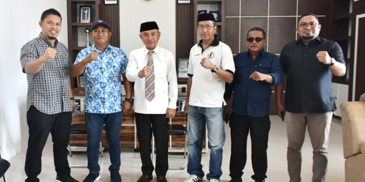 Bupati Pohuwato Terima Audiensi Gabungan Ormas Lipu’u Lami, Bahas Aspirasi Penambang dan Kasus PETI Bulangita