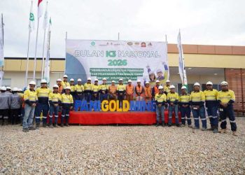 Pani Gold Mine Raih 15 Juta Jam Kerja Aman Tanpa LTI, Tegaskan Komitmen Zero Harm Jelang Produksi