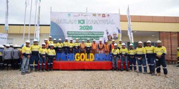 Pani Gold Mine Raih 15 Juta Jam Kerja Aman Tanpa LTI, Tegaskan Komitmen Zero Harm Jelang Produksi