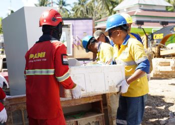 Tambang Emas Pani Tunjukkan Kepeduliannya, Tim ERT Langsung Dikirim Bantu Korban Banjir Hulawa