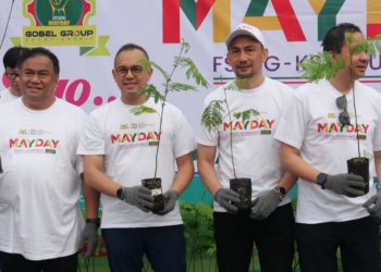 Tanam Pohon di Hari Buruh, Gobel Group Gaungkan Kepedulian Iklim