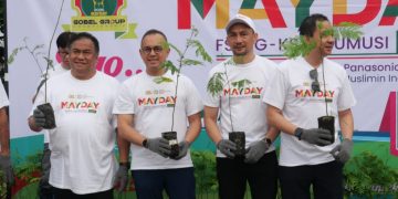 Tanam Pohon di Hari Buruh, Gobel Group Gaungkan Kepedulian Iklim