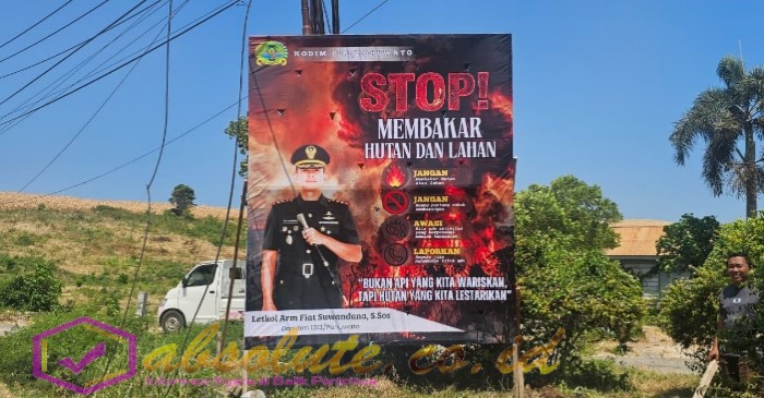 Dandim 1313/Pohuwato Imbau Warga Stop Pembakaran Hutan dan Lahan