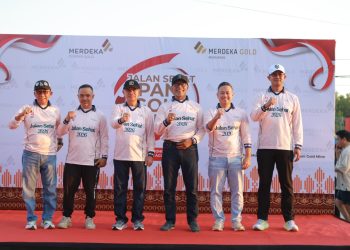 Jalan Sehat Pani Gold Mine saat HUT RI Libatkan UMKM Lokal  Perkuat Kebersamaan