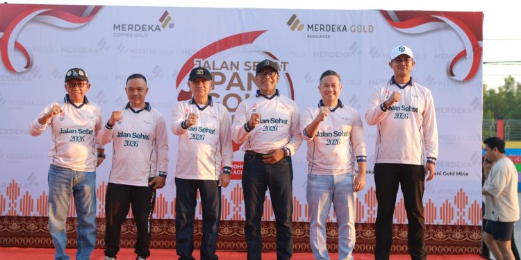 Jalan Sehat Pani Gold Mine saat HUT RI Libatkan UMKM Lokal  Perkuat Kebersamaan