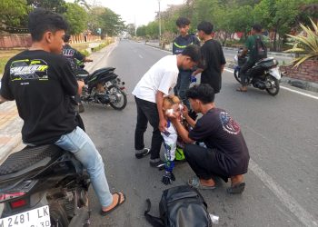 Balap Motor KONI Pohuwato Belum Dimulai, Pembalap Perempuan Kecelakaan Saat Uji Coba